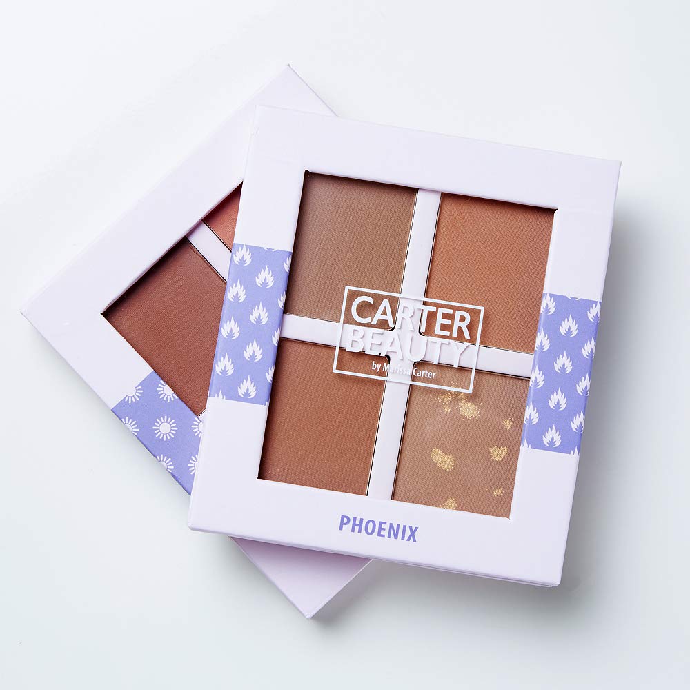 Carter Beauty By Marissa Carter Bronzer Palette - Adds Instant Colour And Depth To The Face - For A Sun-Kissed Look All Year Round - Suitable Beauty & Personal Care Carter Beauty