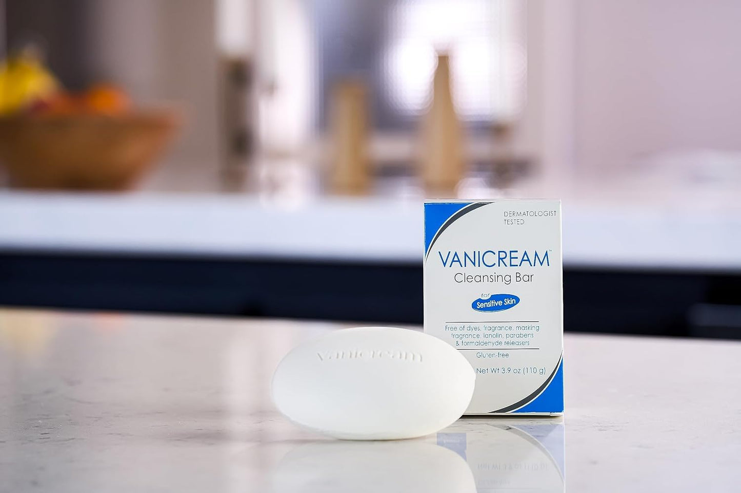 Vanicream Cleansing Bar for sensitive skin - gently cleanses and moisturizes - fragrance free, preservative free - 3.9 ounce Beauty & Personal Care Vanicream