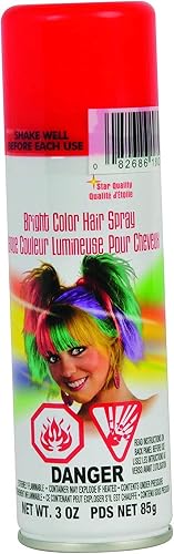 Rubies Red Haircolor Costume Hairspray for Adults, Unisex 3 Ounces Beauty & Personal Care Rubies