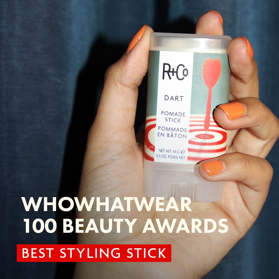 R+Co Dart Hair Wax Stick | Tame Flyaways, Sculpt & Polish | Long-Lasting Texture | Vegan + No Parabens Beauty & Personal Care R+Co
