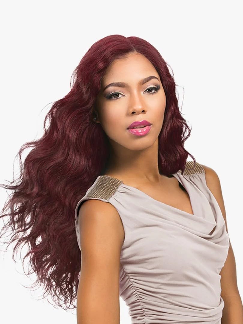 Sensationnel Empire Curly Human Hair-Body Wave,10 inch, F1B/30