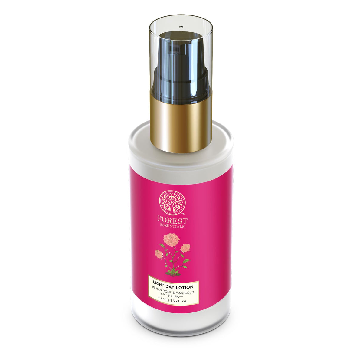 Forest Essentials Light Day Lotion - Indian Rose & Marigold 40ml