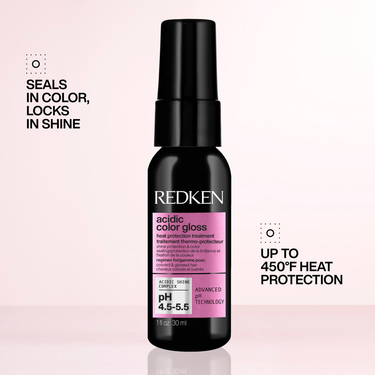 Redken Acidic Color Gloss Leave-In Spray - Heat Protection, 1 Fl Oz