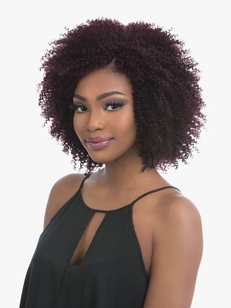 Sensationnel Empire Curly Human Hair-Cork Screw 10S,T1B/27