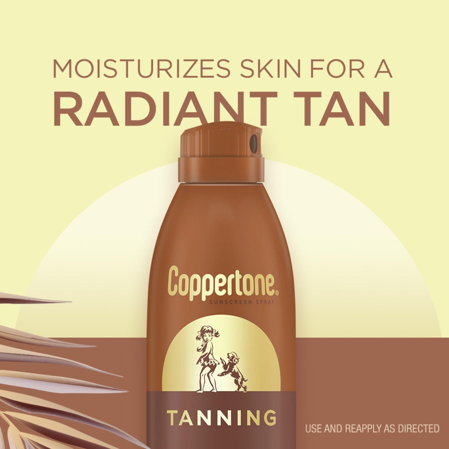 Coppertone Tanning Sunscreen Spray with Broad Spectrum SPF 15, Water Resistant Spray Sunscreen, Lightweight and Non-Greasy, 5.5 Oz Beauty & Personal Care Coppertone