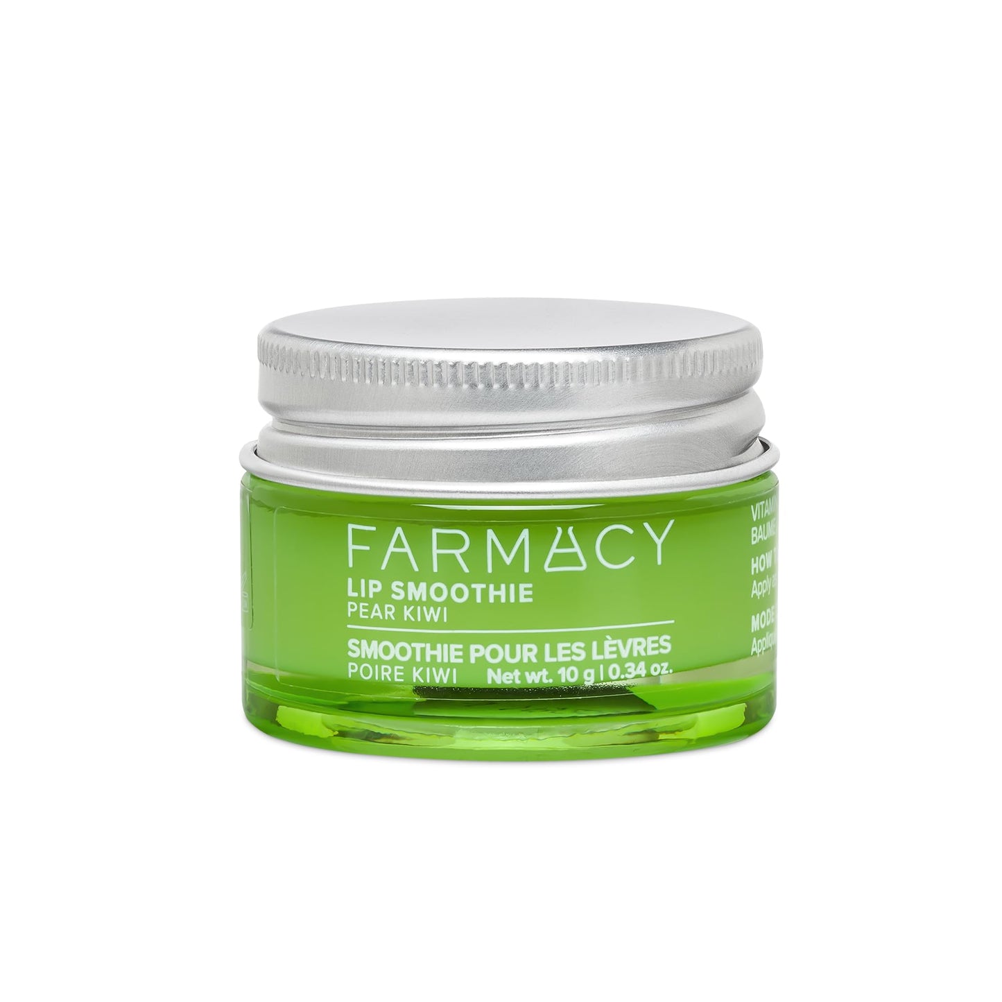 Farmacy Vitamin C + Peptide Hydrating Lip Balm - Lip Smoothie Moisturizing + Plumping Treatment - Smooths Lines with a High-Gloss Finish - Pear Kiwi Beauty and Personal Care Farmacy