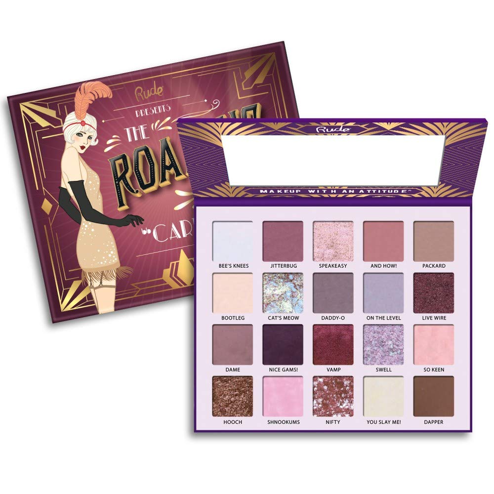 Rude Cosmetics The Roaring 20s Eyeshadow Palette - Carefree Eye Shadow Women 0.85 oz Beauty & Personal Care RUDE