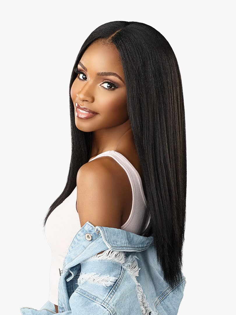Sensationnel Curls Kinks & Co Synthetic Hair Clip ins - ALPHA WOMAN 18 (Color:1 Jet Black)