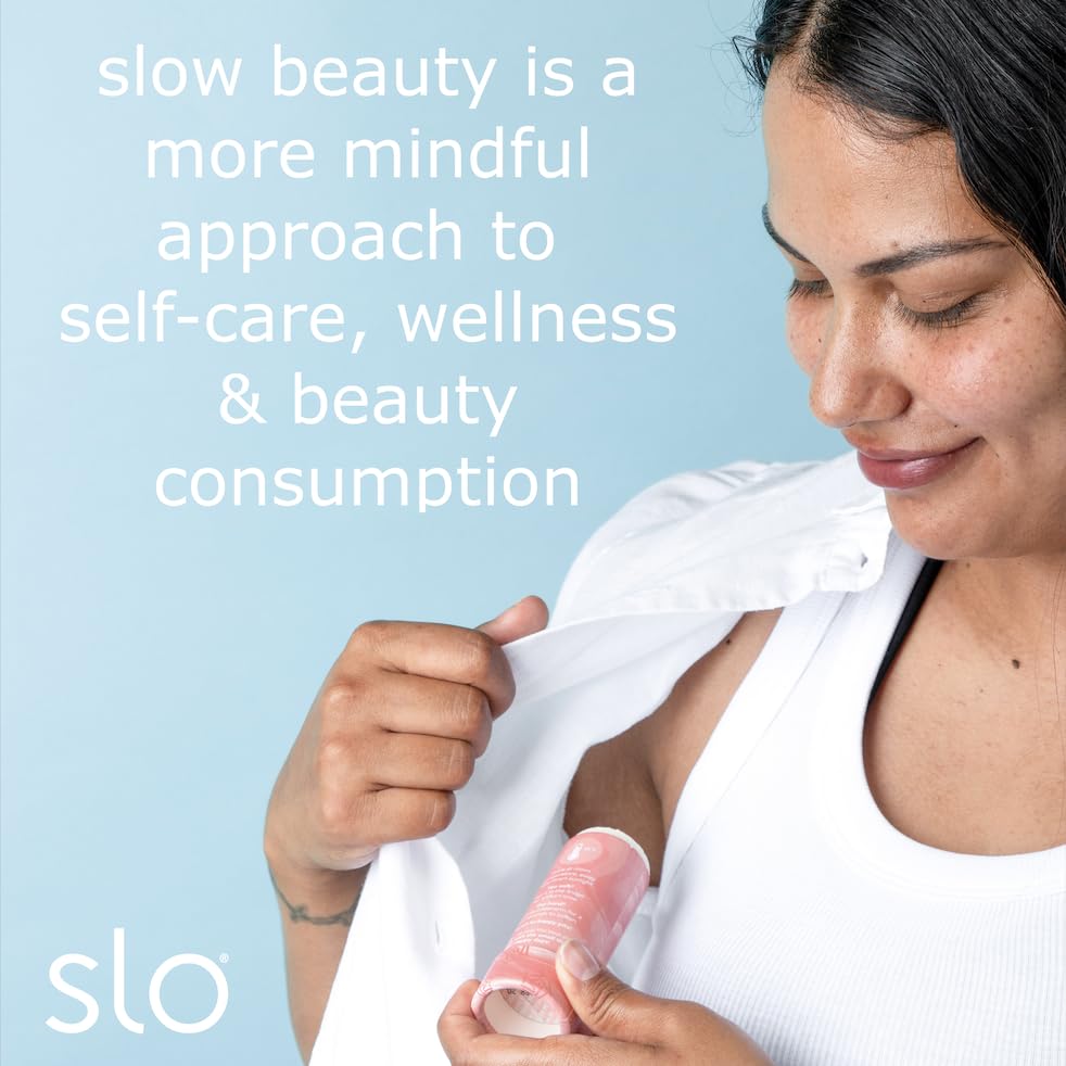 Slo Natural Deodorant - All Natural Ingredients - Aluminum Free Deodorant for Women - Vegan, Paraben and Cruelty Free - Paper Packaging - Pineapple + Beauty and Personal Care Slo