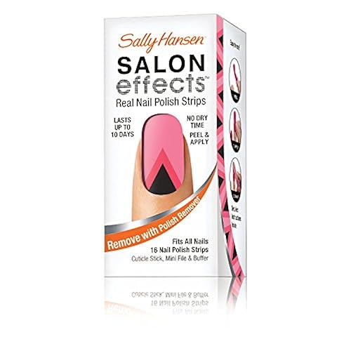Sally Hansen Salon Effects Real Nail Polish Strips, Get The Point, 16 Count Beauty & Personal Care Sally Hansen