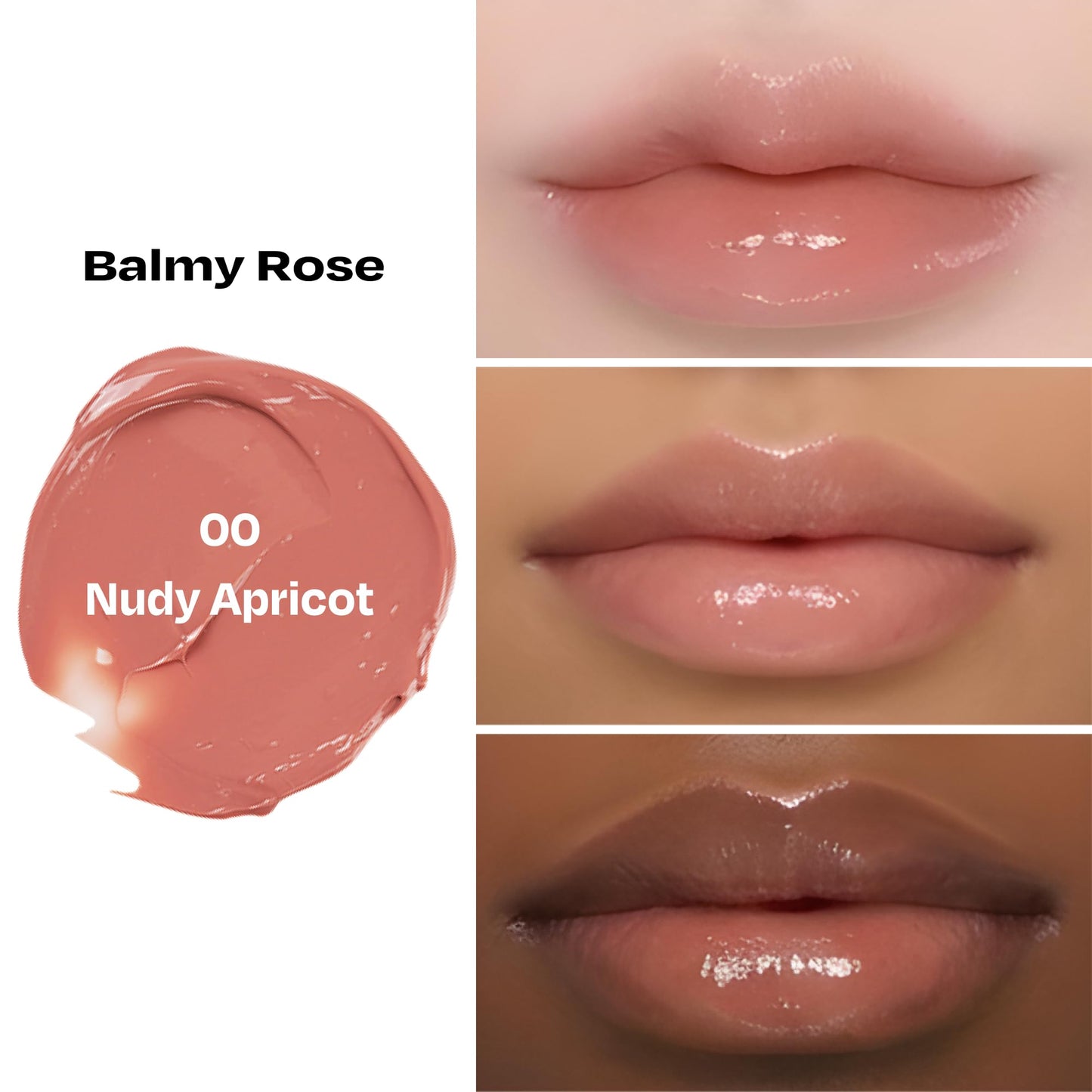 alternativestereo Lip Potion Balmy Rose No.00 Nudy Apricot - Creamy, Hydrating, Rosy Lip Tint with a Subtle Glow - 0.3 Oz Beauty and Personal Care alternativestereo