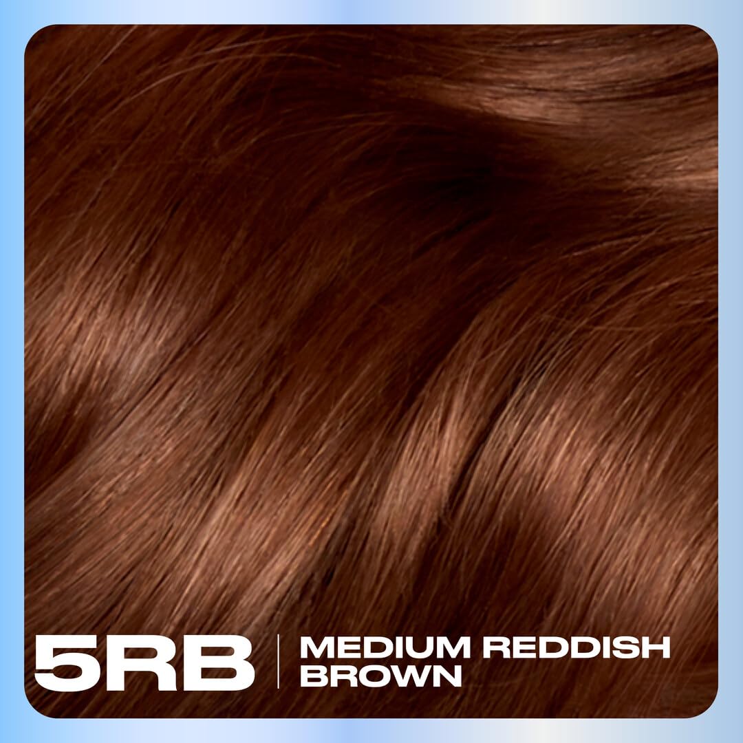 Clairol Nice'n Easy Permanent Hair Dye, 5RB Medium Reddish Brown | 100% Gray Coverage | Long?Lasting, Natural?Looking Color & Shine | Pack of 1 Beauty & Personal Care Clairol