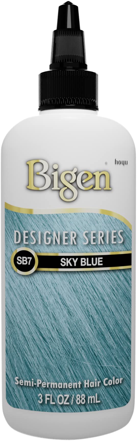 Bigen SB7 Sky Blue Designer Series Semi-Permanent Hair Color (pack of 3) Beauty & Personal Care Bigen
