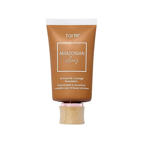 tarte Amazonian clay 16-hour Full Size coverage foundation - Matte Finish Foundation with Amazonian Clay & Vitamin E for Hydration & Smooth Looking Beauty & Personal Care tarte