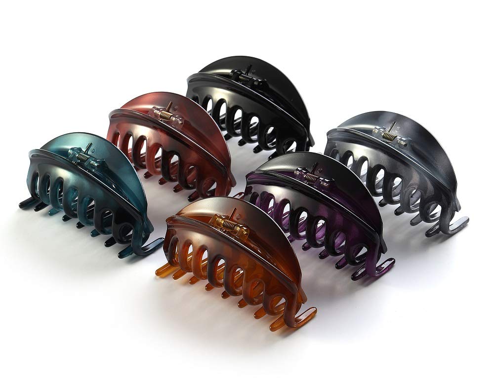 Rosette Hair Premium Chic Styling Hair Claw Clip, Strong Holding Power Hair Clips Clamps Indoor Outdoor Hair Grip Hairpins Hairgrip for Women Beauty & Personal Care Rosette Hair
