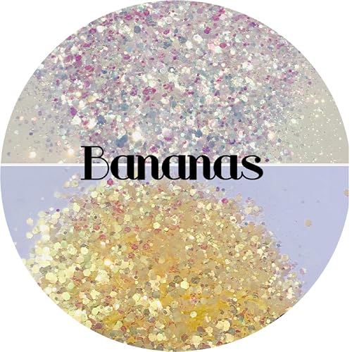 Yellow UV Color Changing Glitter | UV Reactive Glitter for Arts & Crafts | Tumblers | Cosmetics | Nails | Epoxy Resin Art | Slime | DIY Crafts | Beauty & Personal Care Glitter Heart Co.