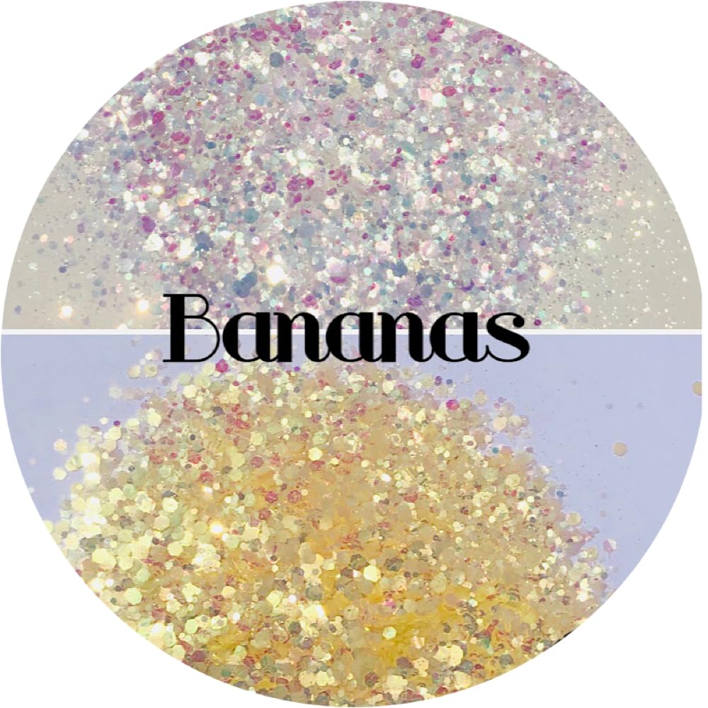 Yellow UV Color Changing Glitter | UV Reactive Glitter for Arts & Crafts | Tumblers | Cosmetics | Nails | Epoxy Resin Art | Slime | DIY Crafts | Beauty & Personal Care Glitter Heart Co.