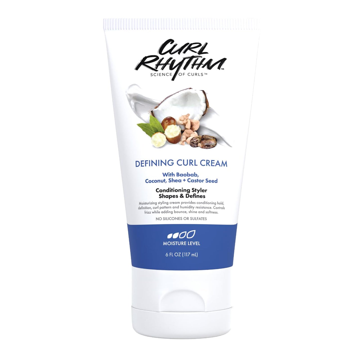 Curl Rhythm Defining Curl Cream - Hair Moisturizer for Curly Hair - Curl Styling Cream for Frizz Control, Bounce, and Shine - Sulfate Free - 6 oz Beauty & Personal Care Curl Rhythm