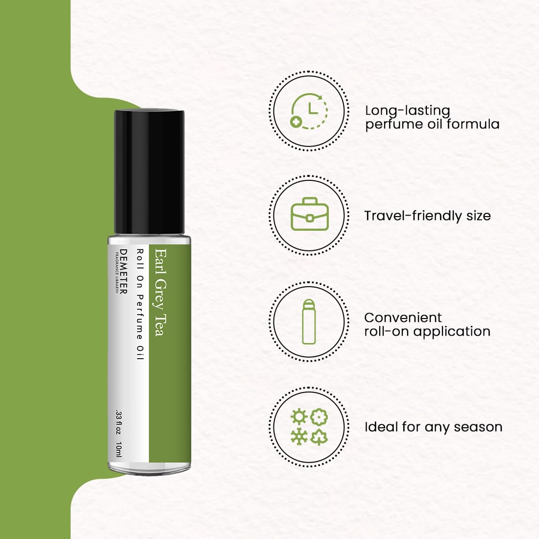 DEMETER Earl Grey Tea Roll On Perfume Oil Beauty & Personal Care DEMETER