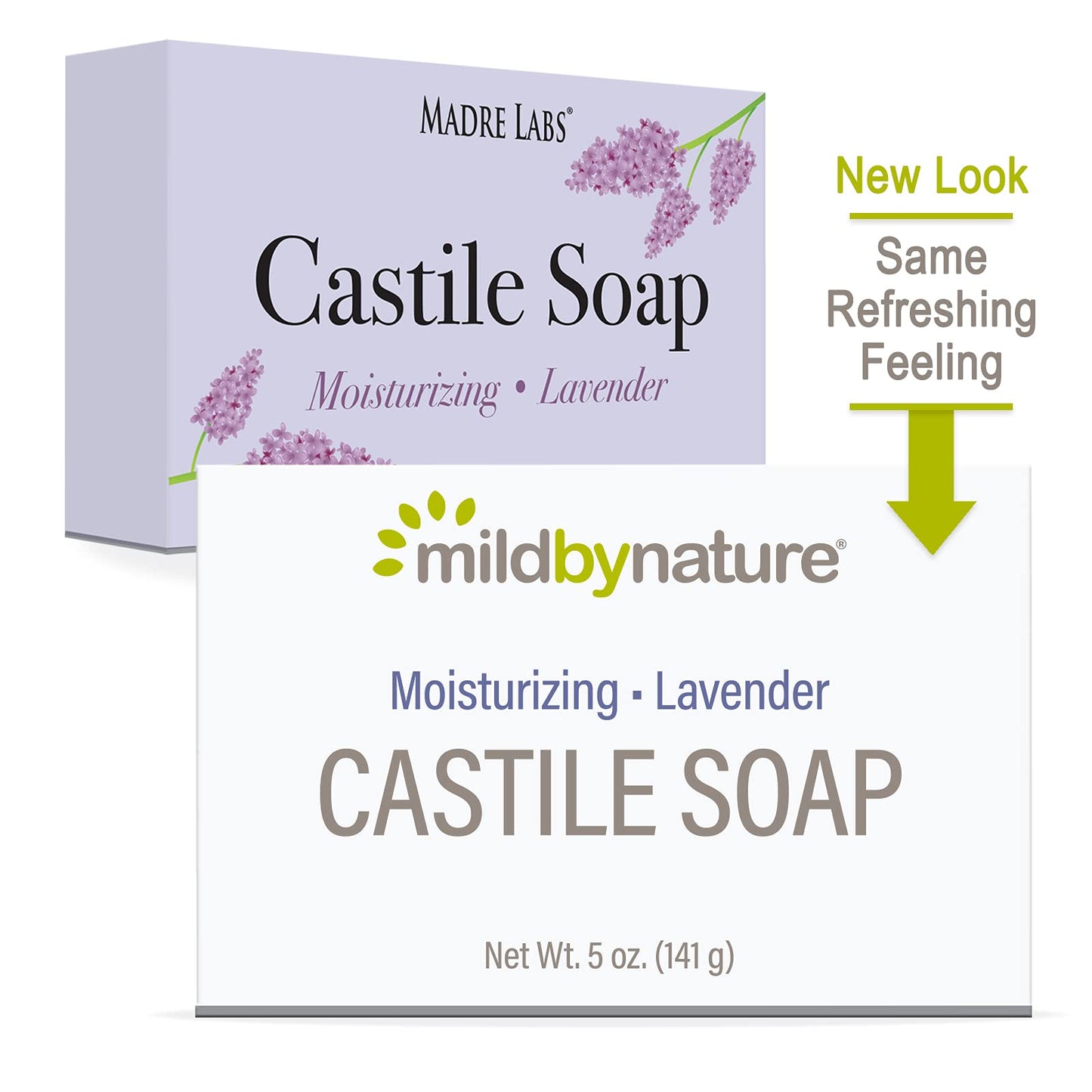 Mild By Nature Castile Bar Soap, Lavender, 5 oz (141 g) Beauty & Personal Care MILD BY NATURE