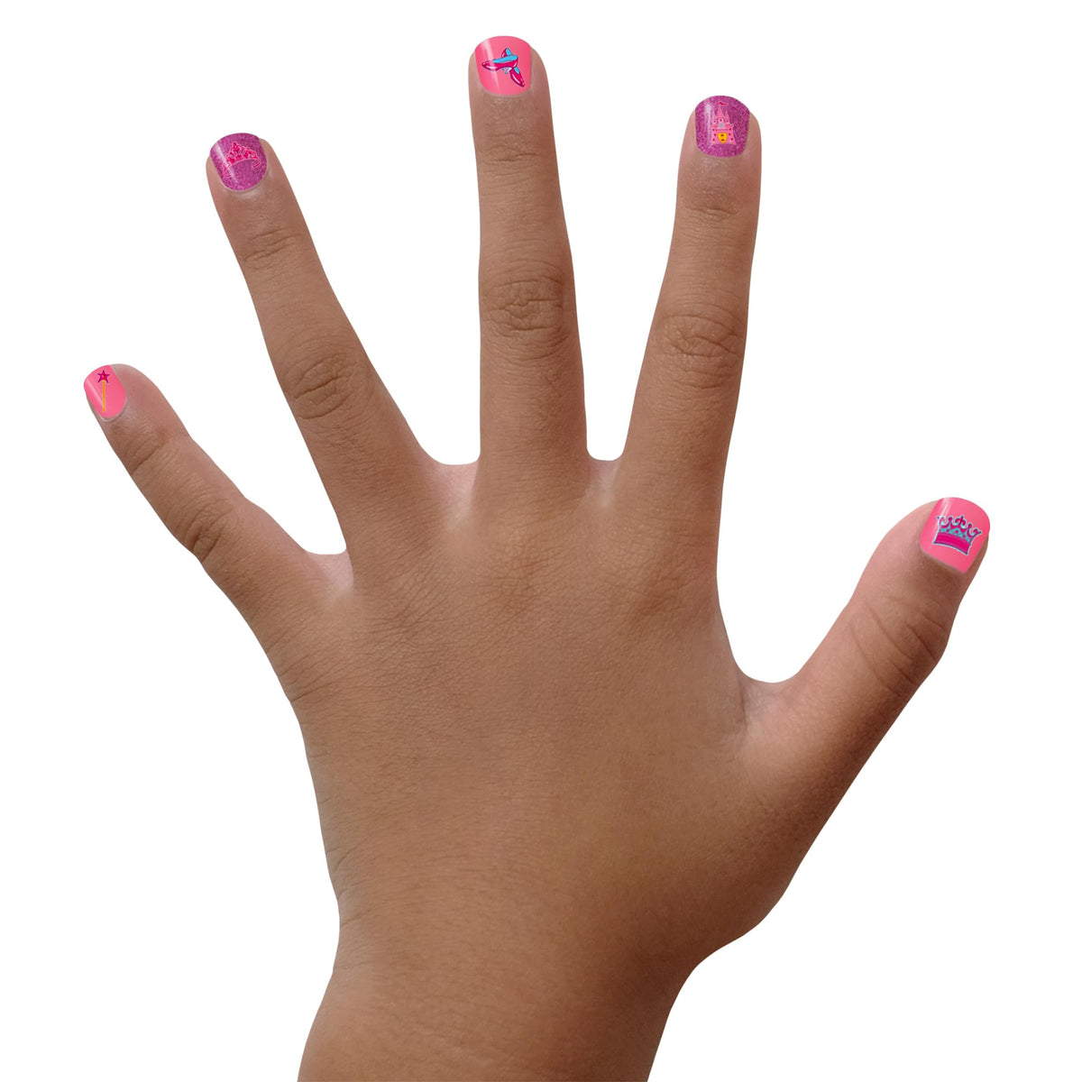 Piggy Paint Nail Polish, Non-Toxic - Pretty Princess, 2 Color + Remover Set