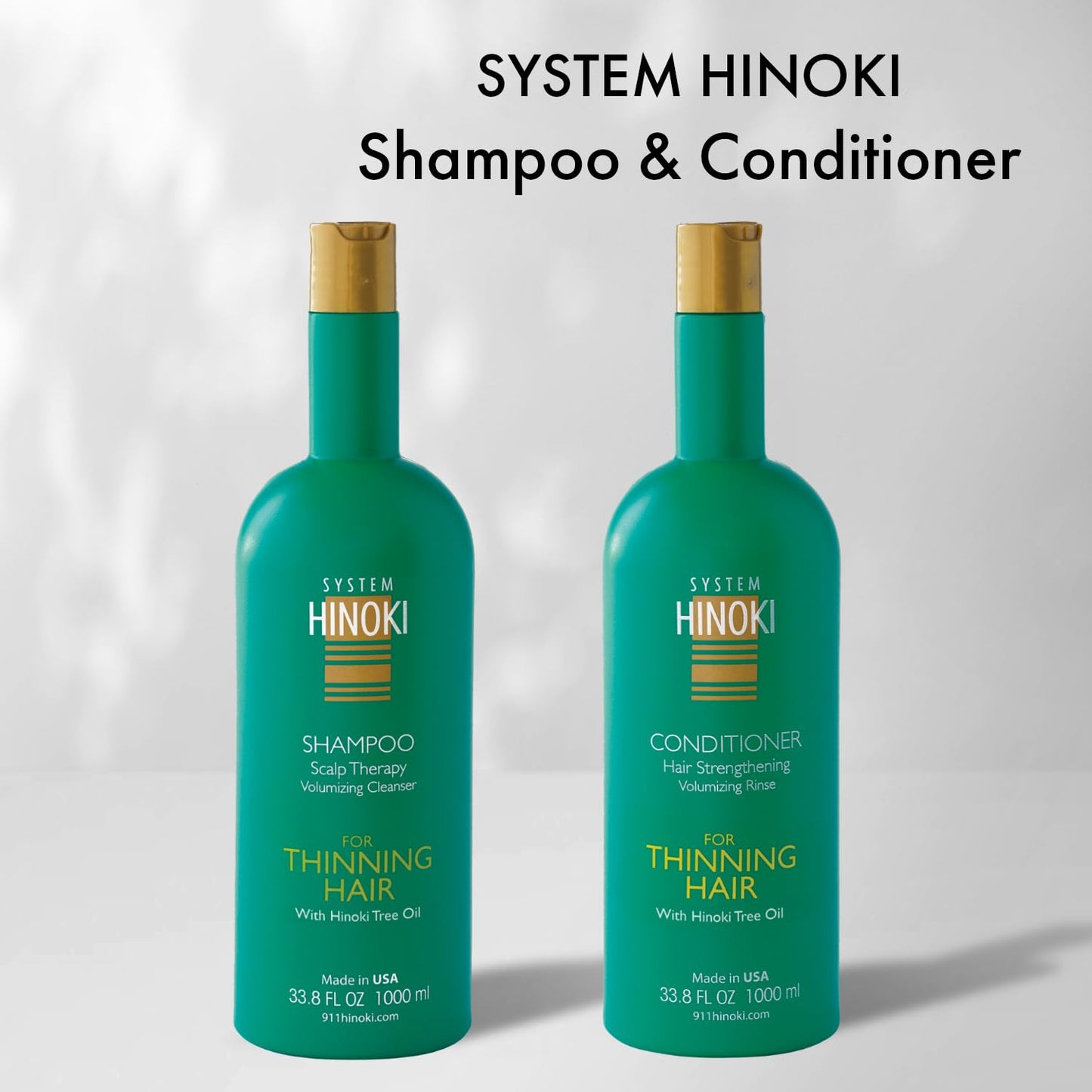 Hayashi System Hinoki Shampoo & Conditioner 33.8oz Duo "Set" Beauty & Personal Care Hayashi