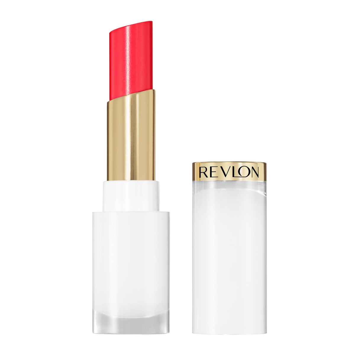 REVLON Super Lustrous Glass Shine Balm, Hydrating Tinted Lip Balm with Hyaluronic Acid, Aloe & Rose Quartz, 009 Cherry Luster, 0.11 oz Beauty & Personal Care REVLON