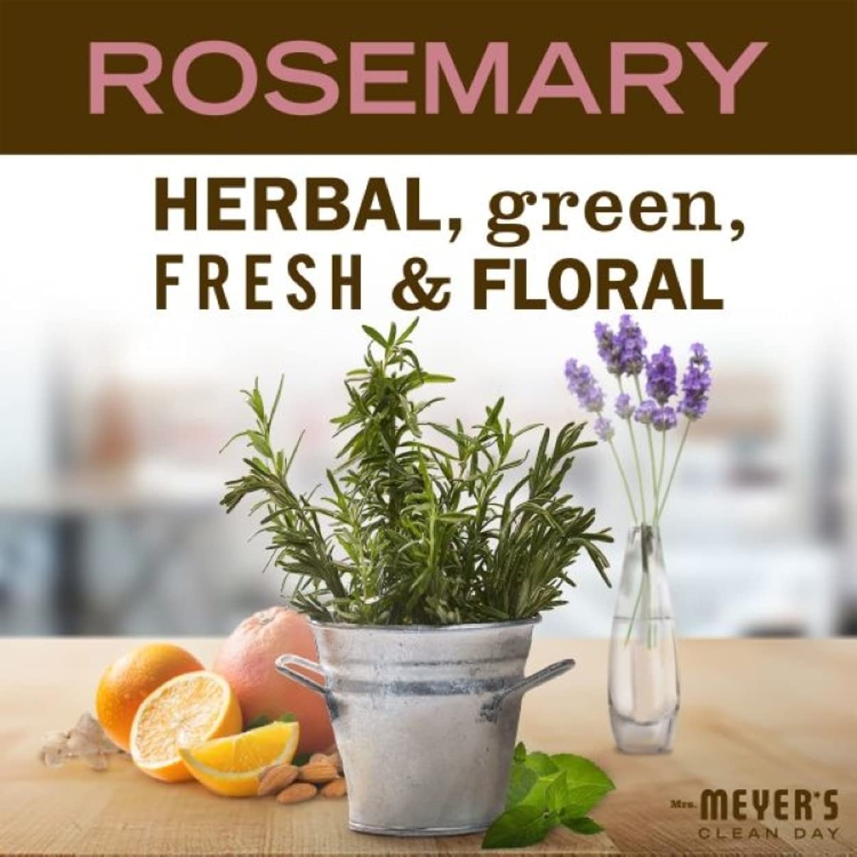 Mrs. MEYER'S Liquid Hand Soap Rosemary 12.5 OZ Beauty & Personal Care Mrs. MEYER'S