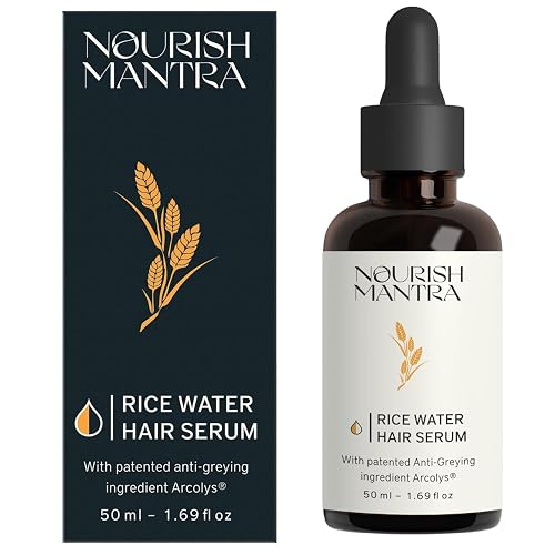 OTAA Rice Water Serum with Rice Water, Arcolys & Fenugreek Extract - Effective Results Against Grey Hair & Hair Aging Signs - For Men & Women-All Hair Beauty & Personal Care OTAA