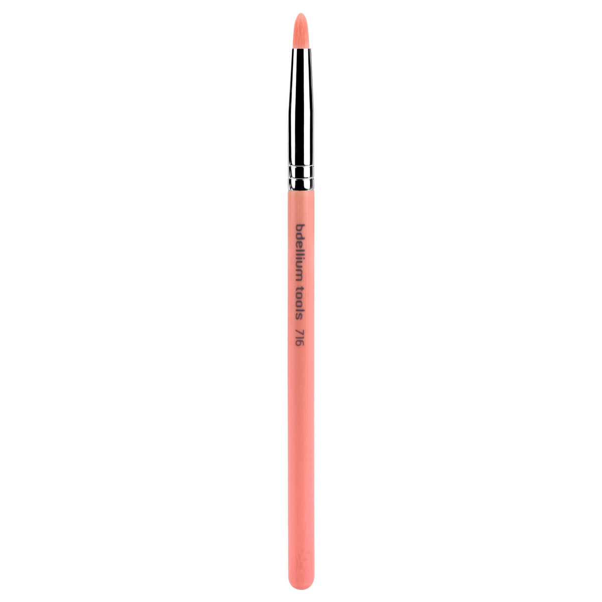 Bdellium Tools Professional Makeup Brush - Pink Bambu Series 716 Smoky Eyeliner - With Soft Synthetic Fibers, For Thick Lining (Pink, 1pc)