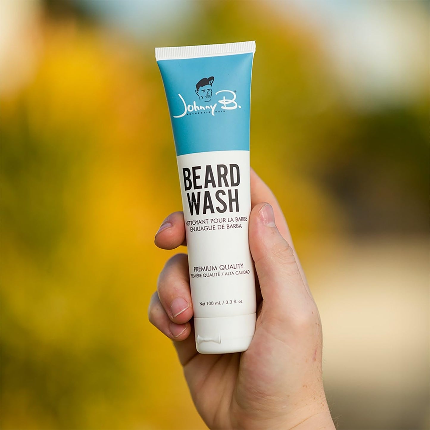 JOHNNY B. Refreshing Beard Wash, Softens and Soothes Facial Hair 3.3 oz. Beauty & Personal Care JOHNNY B.