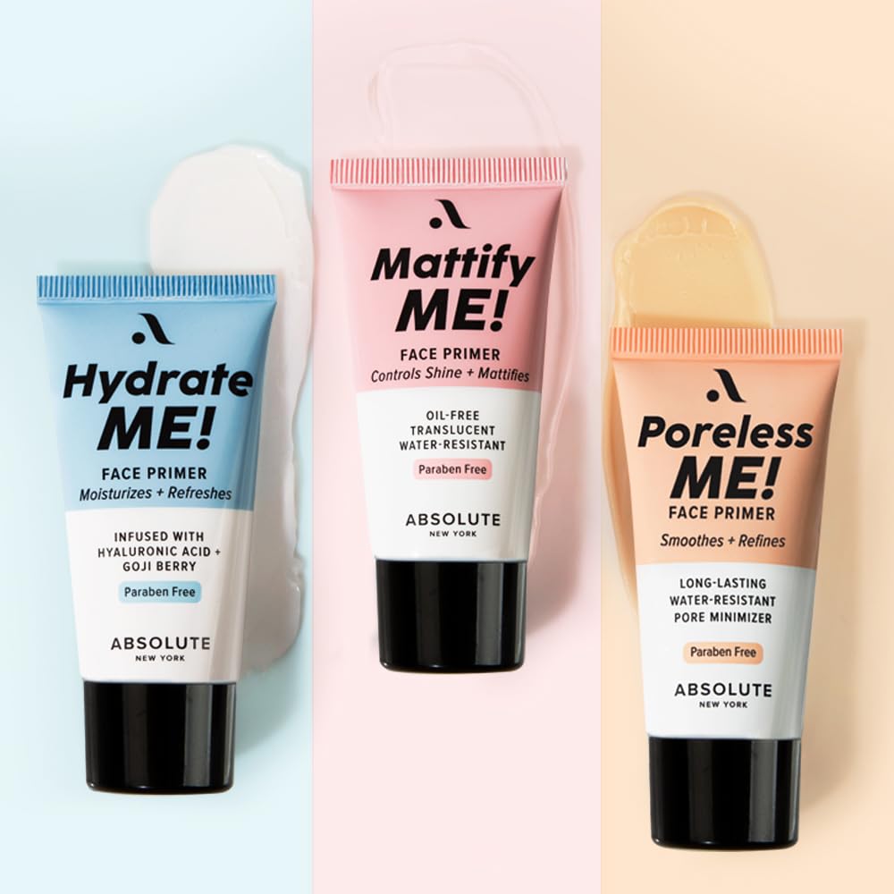 Absolute New York's Silky Smooth Skin Enhancing Face Primer (Poreless Me!, 1.01 fl oz) Beauty & Personal Care Absolute New York