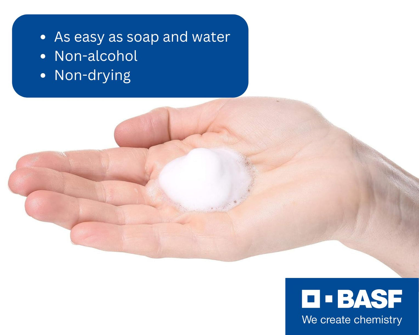 BASF Instant Soap 'n Water, Foaming Hand Cleanser, Ready to Use No Rinse Subtle Scent Skin Cleaner, On the Go, Home, Work, Travel, Up to 100 Washes, 9 Beauty & Personal Care BASF