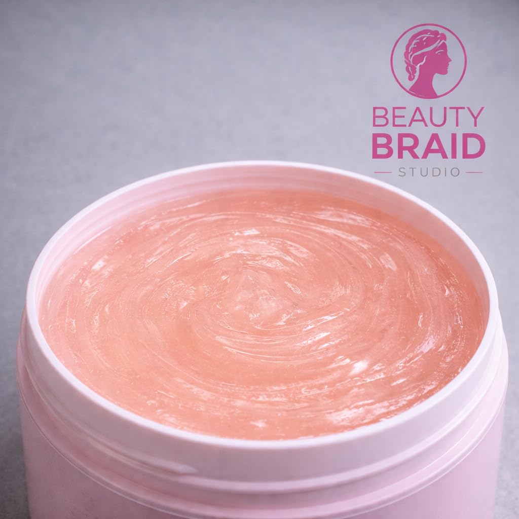 Beauty Braid Studio Braiding Gel Strong Hold for Knotless Braids, Edges & Twists - No Flakes, No Residue, Professional Styling Gel - 17.1 oz Beauty & Personal Care Beauty Braid Studio