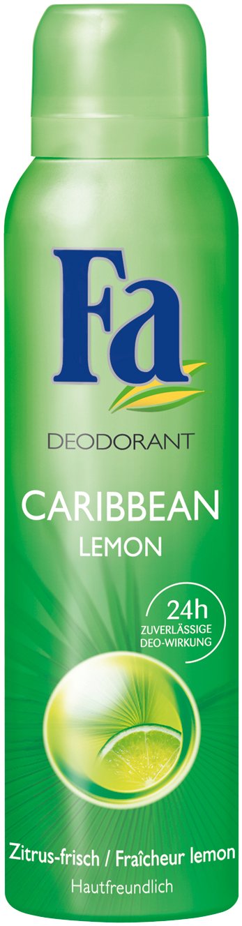 Fa, Caribbean Lemon Deo Spray, 5.07 Fl Oz Beauty and Personal Care Fa