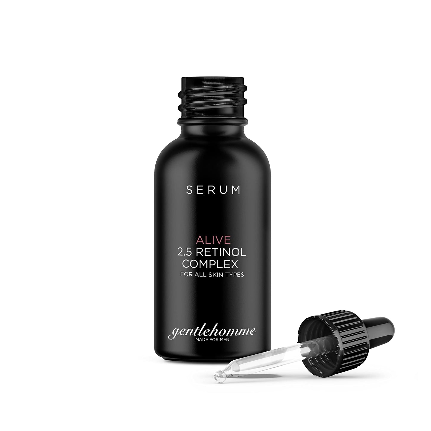 Gentlehomme Men's Anti-Aging Retinol Serum - Hydrating Serum with Hyaluronic Acid, Vitamin B6, and Aloe Vera - Reduces Signs of Aging, Dark Spots Beauty & Personal Care Gentlehomme