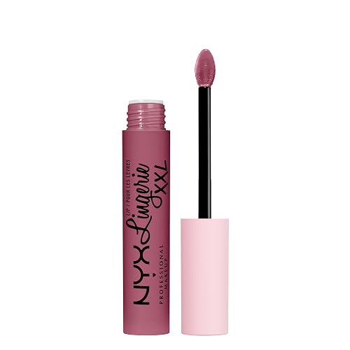 NYX PROFESSIONAL MAKEUP Lip Lingerie XXL Matte Liquid Lipstick - Unlaced (Cool Toned Dusty Rose) Beauty & Personal Care NYX PROFESSIONAL MAKEUP