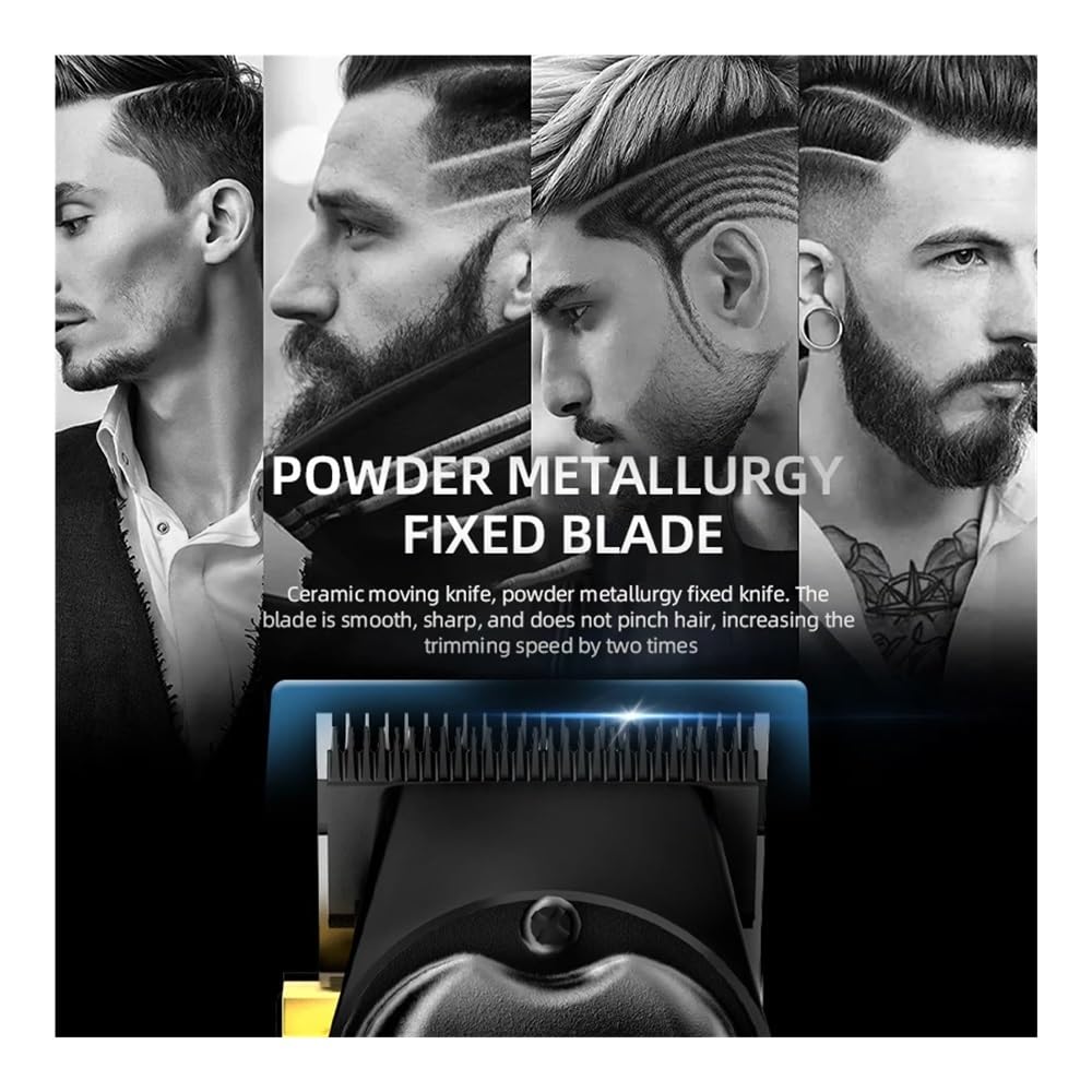 EWKYLSEM Hair Cutting Machine Professional Clippers Barber Cordless Portable Clipper Digital Display Trimmer for Man Beauty and Personal Care EWKYLSEM