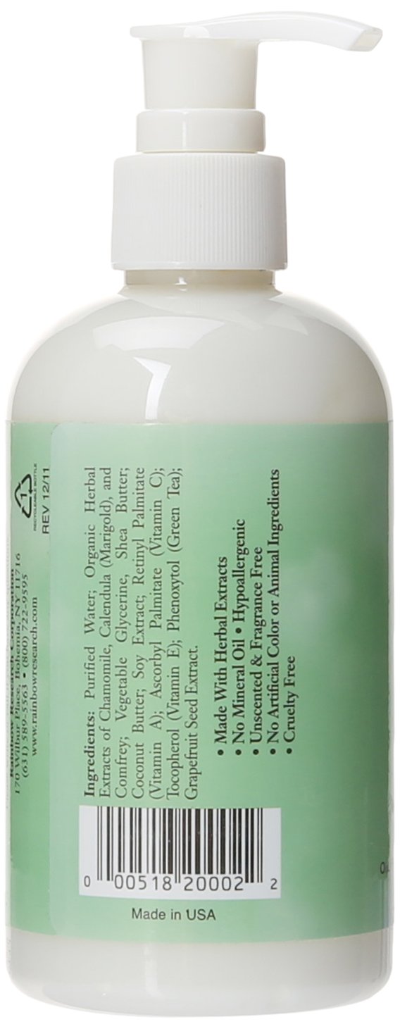 Rainbow Research Body Lotion Organic Herbal, 8 Fluid Ounce Beauty & Personal Care Rainbow Research