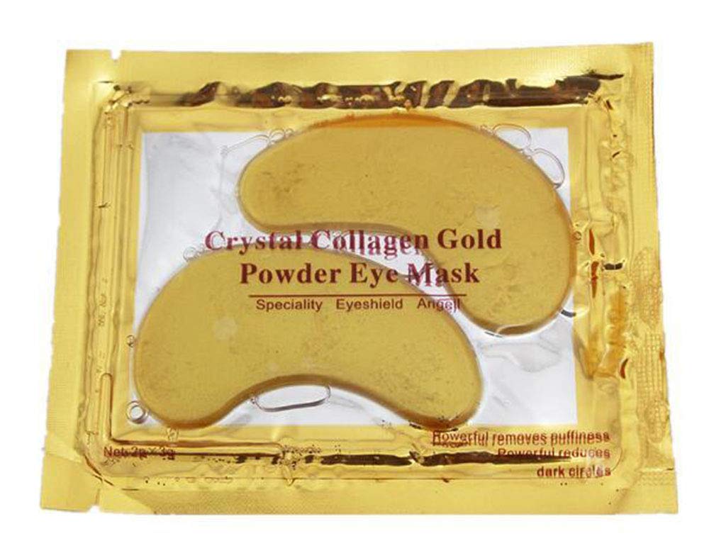 VeniCare Anti Aging Crystal 24K Gold Powder Gel Collagen Eye Masks Sheet Patch (20 Pairs) Beauty & Personal Care VeniCare