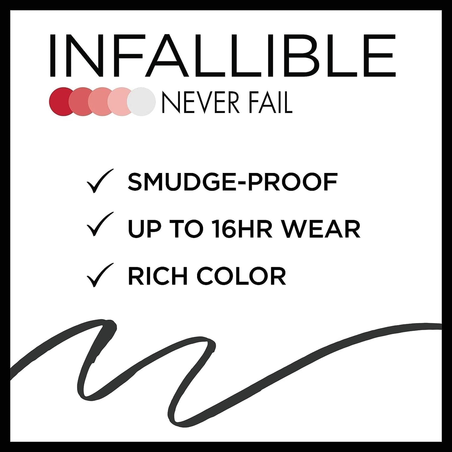 L'Oreal Paris Makeup Infallible Never Fail Original Mechanical Pencil Eyeliner with Built in Sharpener, Slate, 0.008 oz. Beauty & Personal Care L'Oreal Paris