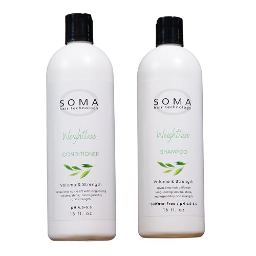 Soma Weightless Shampoo & Conditioner 16 oz Set Duo Beauty & Personal Care Soma