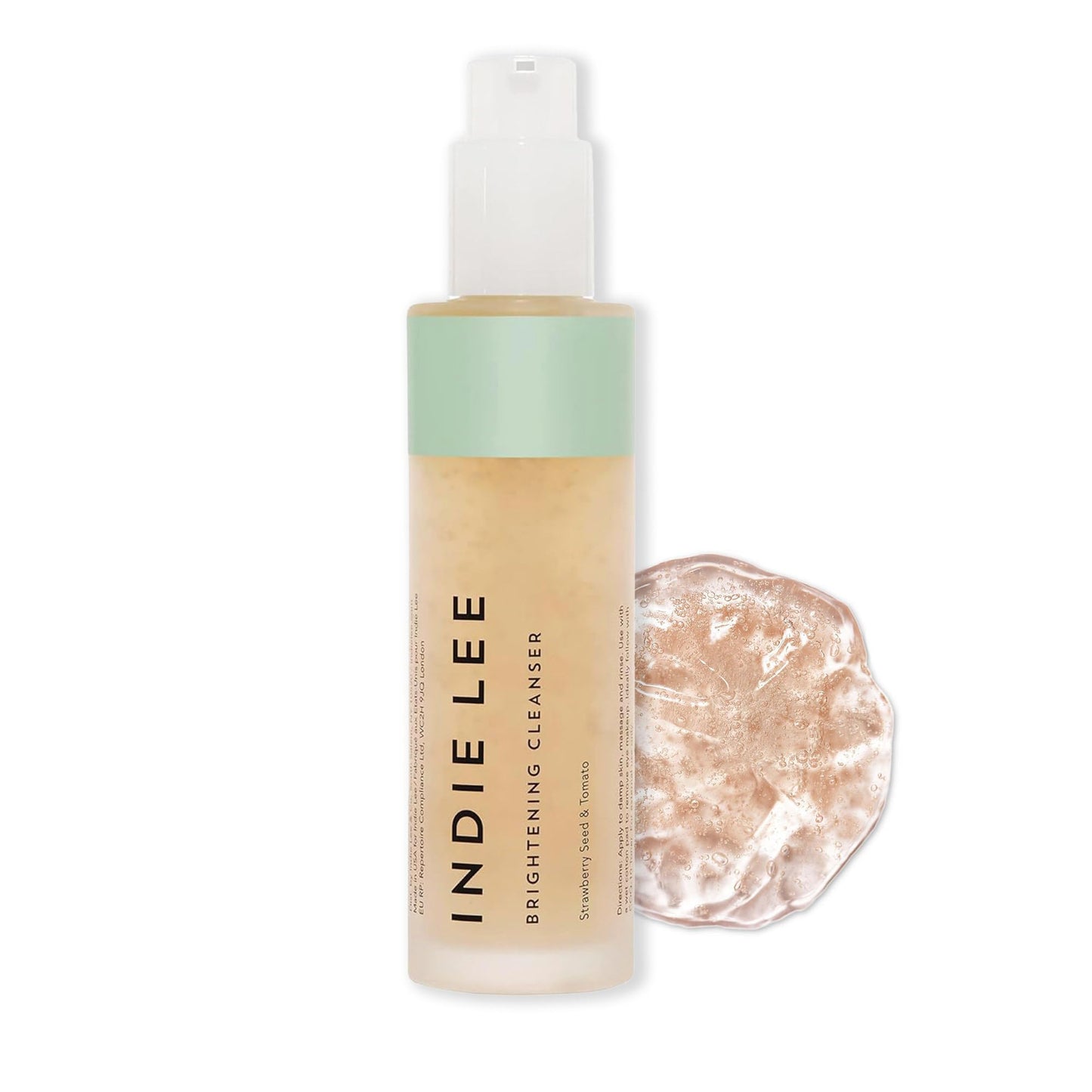 Indie Lee Brightening Facial Cleanser - Daily Hydrating Cleanser, Makeup Remover & Exfoliating Face Mask to Brighten, Firm & Protect Dry Skin - Clean Beauty & Personal Care Indie Lee