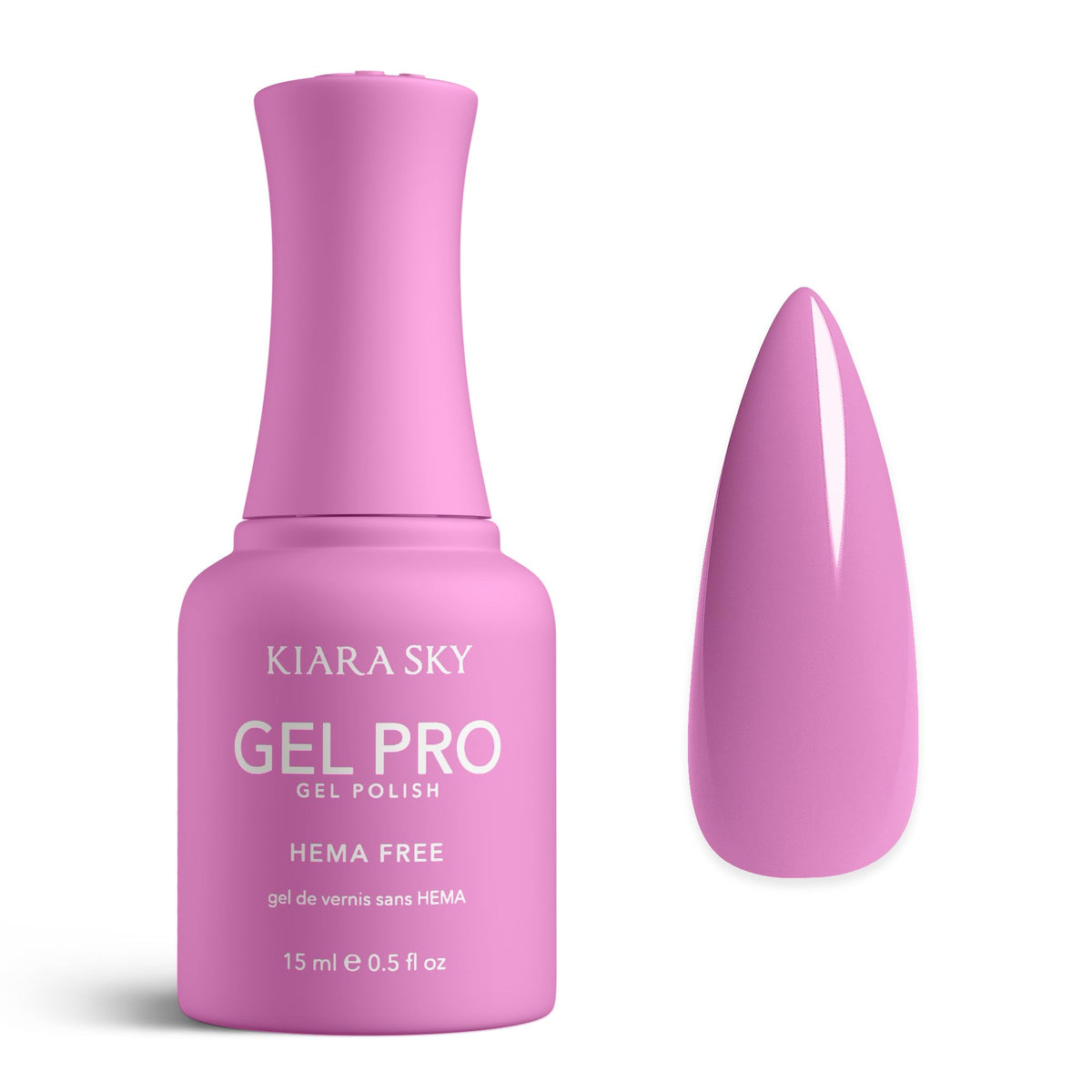 KIARA SKY Gel Pro HEMA-Free Gel Nail Polish | Full Coverage, 28+ Day Wear, Self-Leveling, UV/LED Soak-Off, 0.5 fl oz | Verbena Bouquet #060