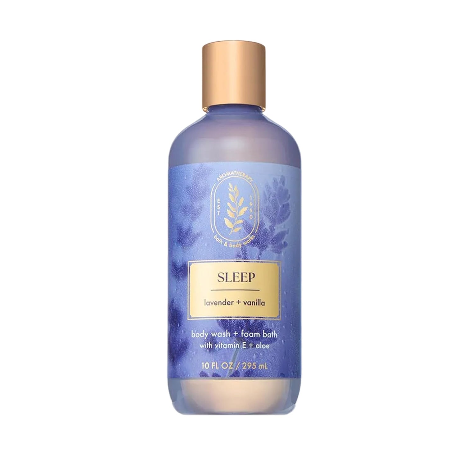 Bath & Body Works Lavender Vanilla Body Wash & Foam Bath, Aromatherapy Cleanser with Vitamin E & Aloe, Non-Drying & Gentle for Daily Use, 10 fl oz - 1 Beauty & Personal Care Bath & Body Works