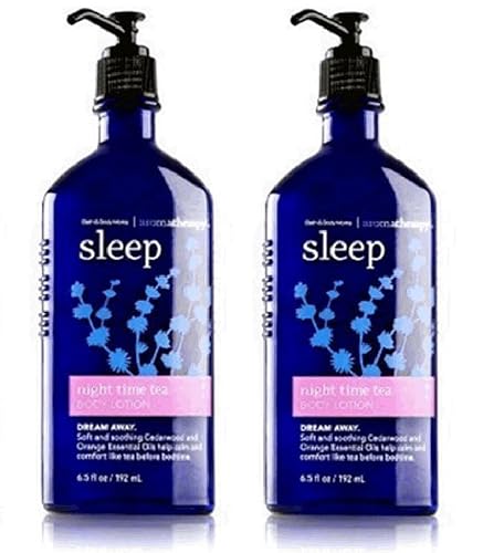 Lot of 2 Bath & Body Works Night Time Tea Body Lotion 6.5 Fl Oz Beauty & Personal Care Bath & Body Works