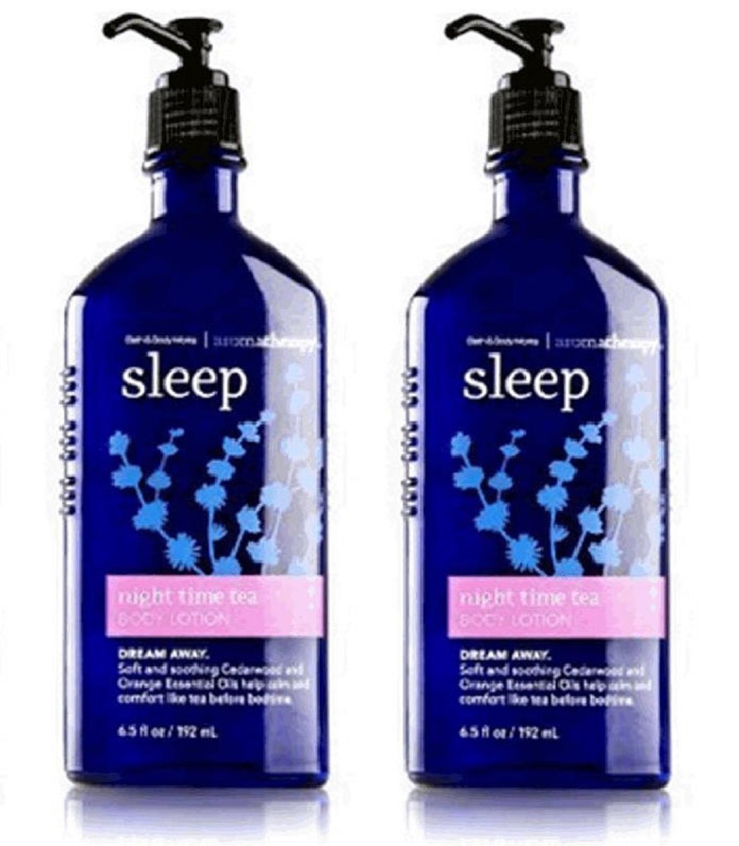 Lot of 2 Bath & Body Works Night Time Tea Body Lotion 6.5 Fl Oz Beauty & Personal Care Bath & Body Works