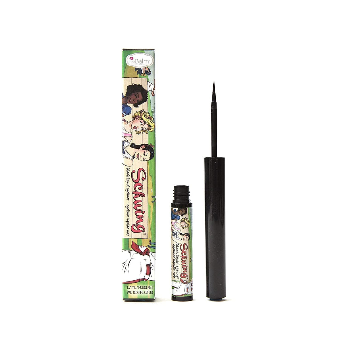 theBalm Schwing Liquid Eyeliner, Black, Matte Finish, 0.05 Fl Oz (Pack of 1) Beauty & Personal Care theBalm