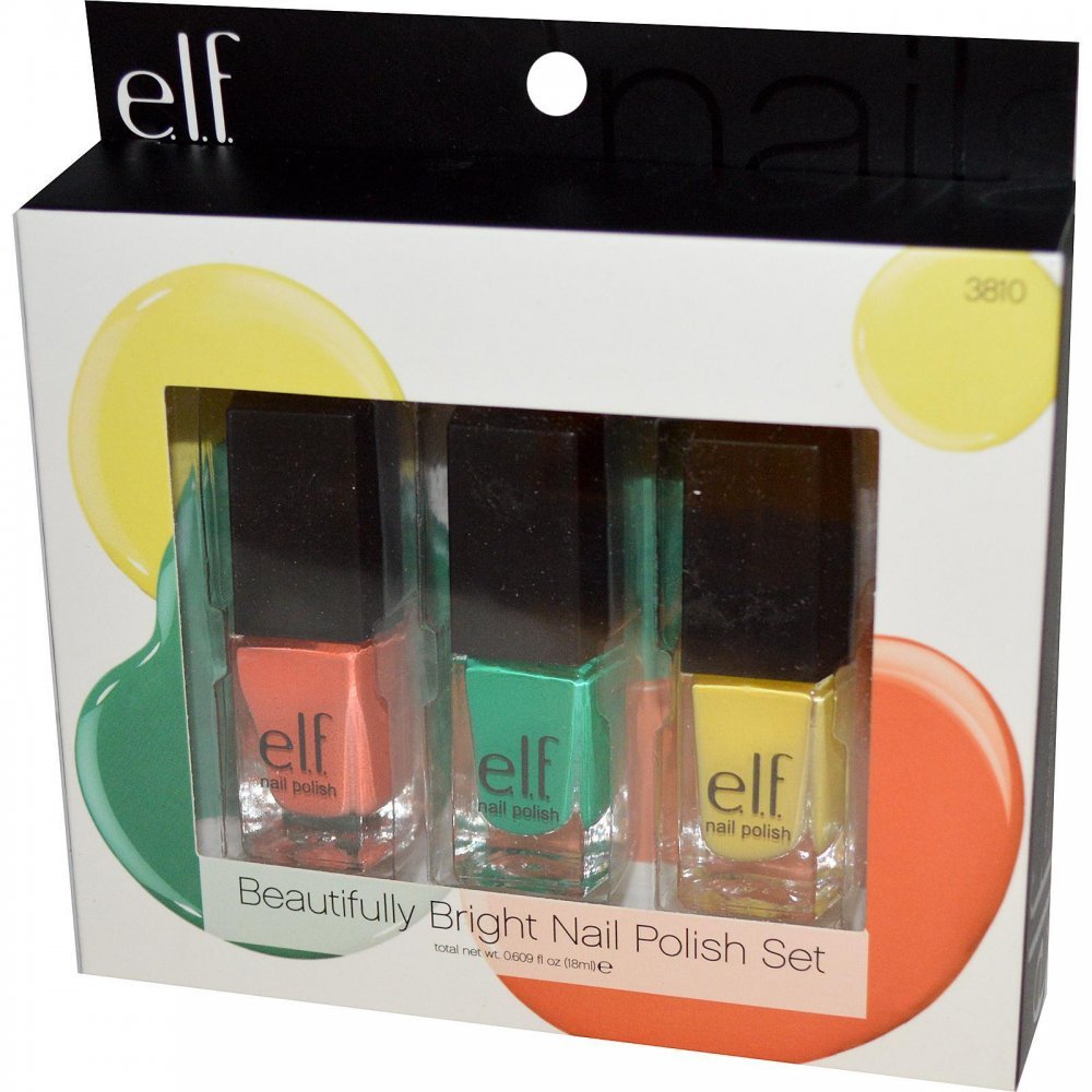 e.l.f. 3 Piece Nail Polish Set, Beautifully Bright Beauty & Personal Care e.l.f.