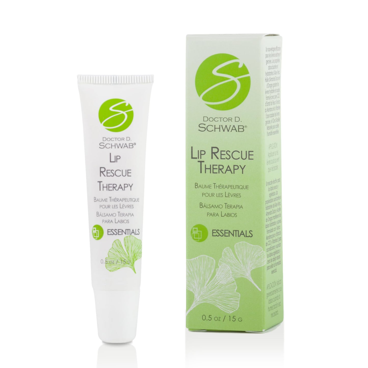 Doctor D. Schwab Lip Rescue Therapy - 0.5 oz (15 ml) - Intensive Hydrating Lip Treatment with Aloe Extract, Sweet Almond Oil & Vitamin E Beauty & Personal Care LAORICI